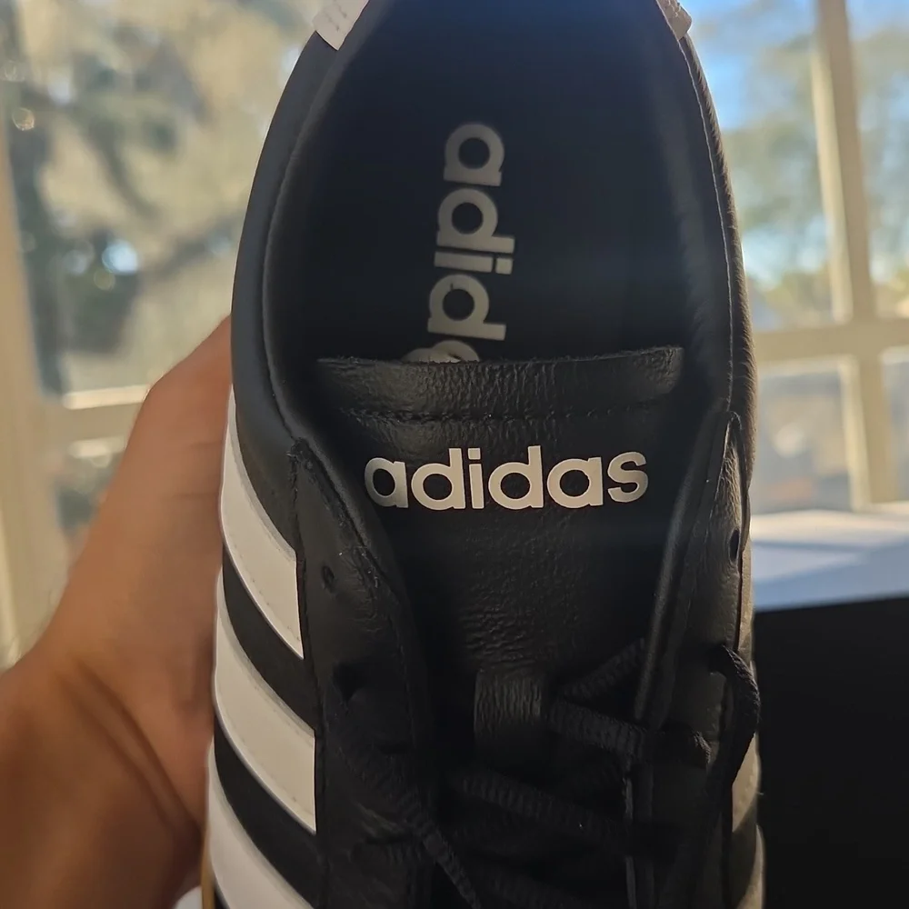 adidas Black and White Sneakers - Picture 8 of 9